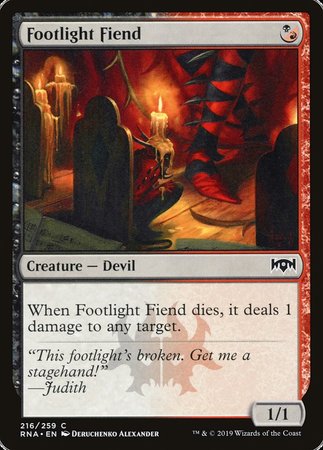 Footlight Fiend [Ravnica Allegiance] | Black Swamp Games