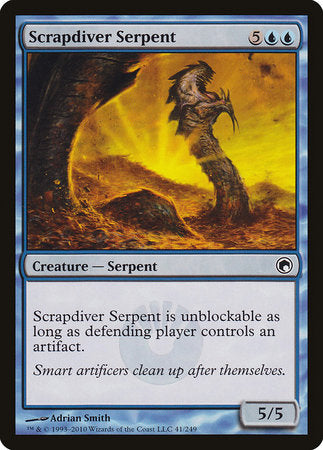 Scrapdiver Serpent [Scars of Mirrodin] | Black Swamp Games