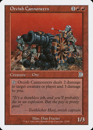 Orcish Cannoneers [Deckmasters] | Black Swamp Games