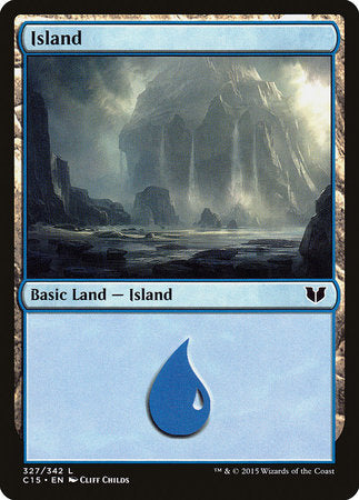 Island (327) [Commander 2015] | Black Swamp Games