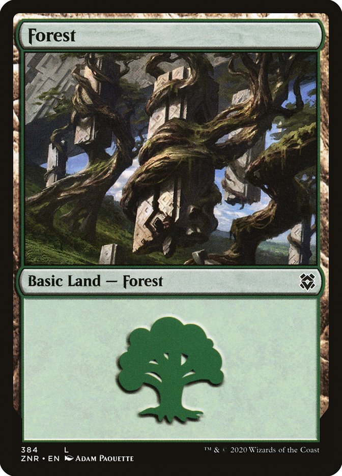 Forest (384) [Zendikar Rising] | Black Swamp Games