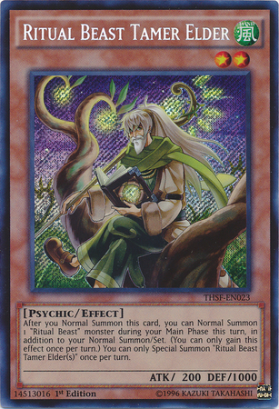 Ritual Beast Tamer Elder [THSF-EN023] Secret Rare | Black Swamp Games