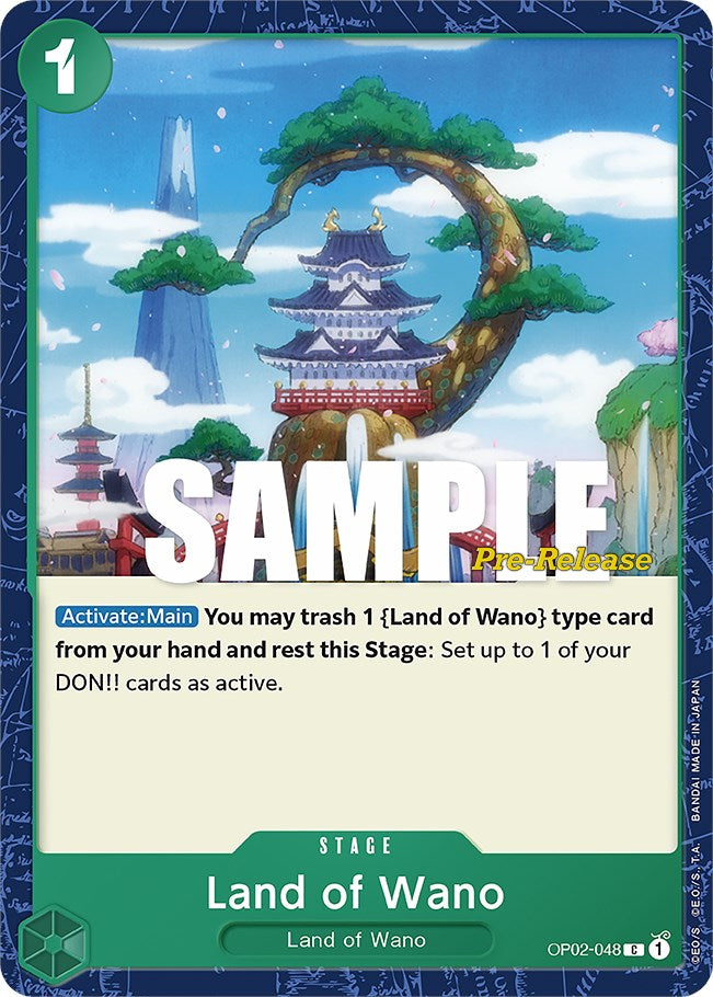 Land of Wano [Paramount War Pre-Release Cards] | Black Swamp Games