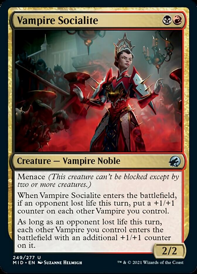 Vampire Socialite [Innistrad: Midnight Hunt] | Black Swamp Games