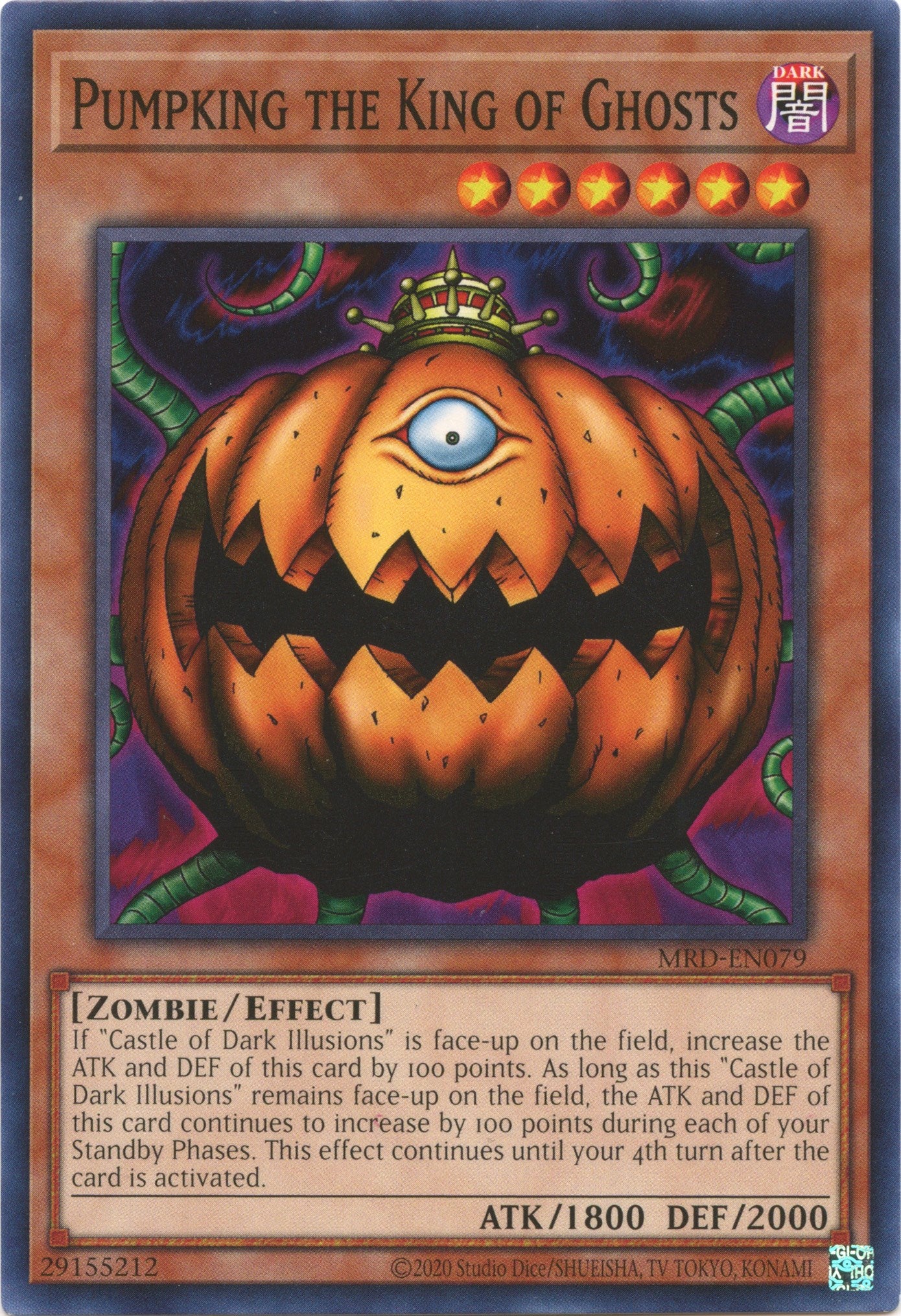 Pumpking the King of Ghosts (25th Anniversary) [MRD-EN079] Common | Black Swamp Games