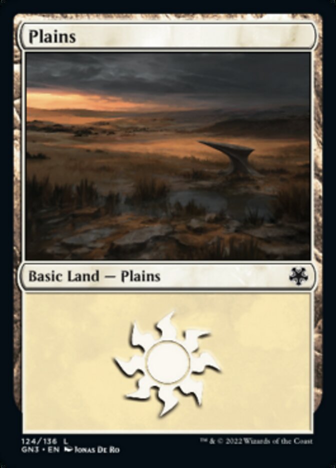 Plains (124) [Game Night: Free-for-All] | Black Swamp Games
