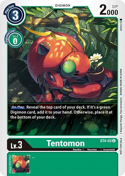 Tentomon [ST4-03] (Official Tournament Pack Vol.3) [Starter Deck: Giga Green Promos] | Black Swamp Games