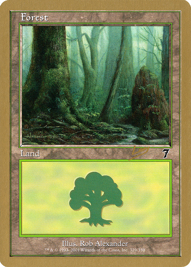 Forest (rl329) (Raphael Levy) [World Championship Decks 2002] | Black Swamp Games