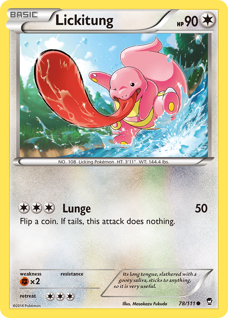 Lickitung (78/111) [XY: Furious Fists] | Black Swamp Games