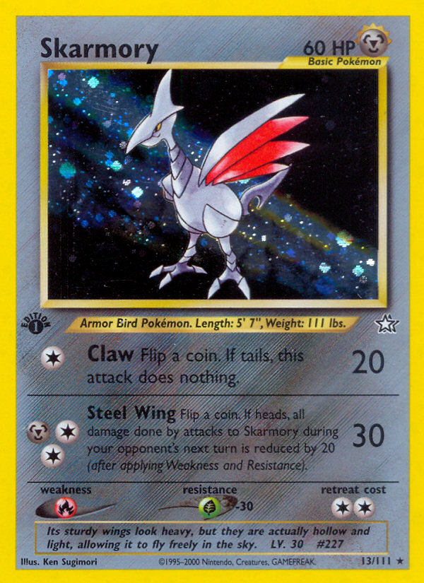 Skarmory (13/111) [Neo Genesis 1st Edition] | Black Swamp Games