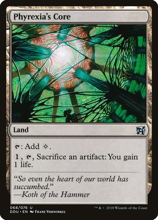 Phyrexia's Core [Duel Decks: Elves vs. Inventors] | Black Swamp Games