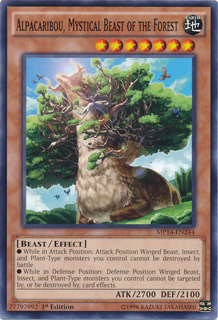 Alpacaribou, Mystical Beast of the Forest [MP14-EN244] Common | Black Swamp Games