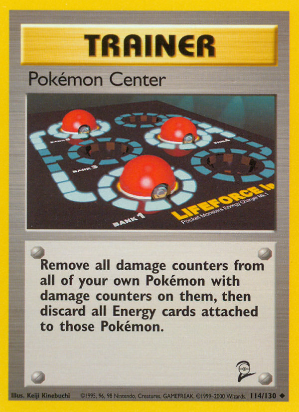 Pokemon Center (114/130) [Base Set 2] | Black Swamp Games