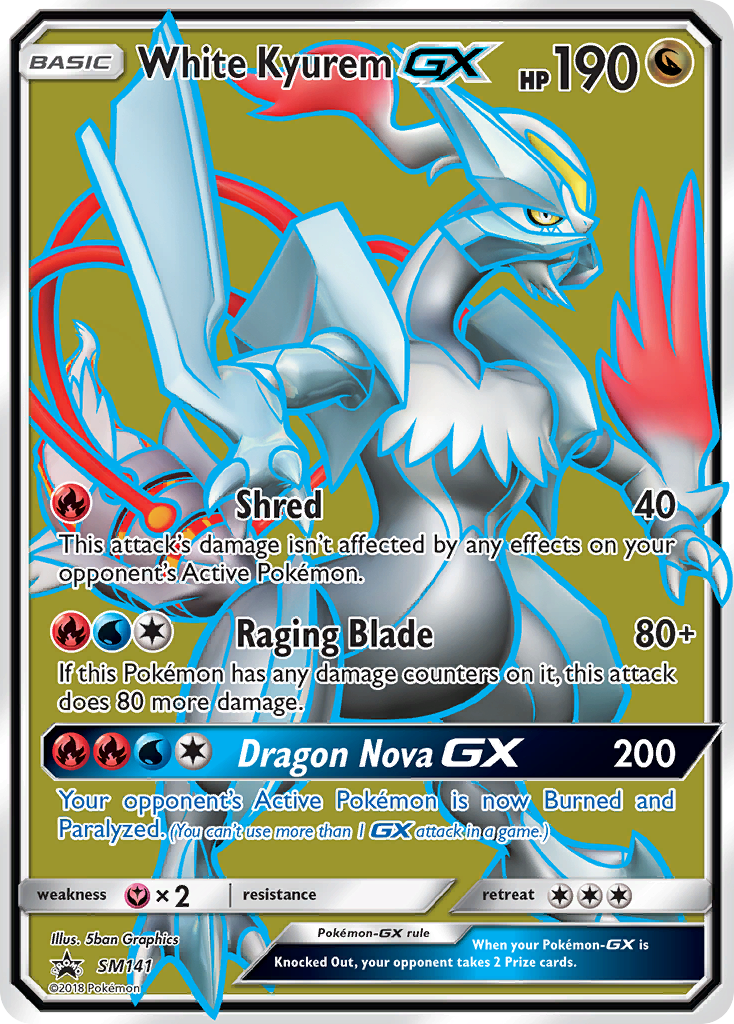 White Kyurem GX (SM141) [Sun & Moon: Black Star Promos] | Black Swamp Games