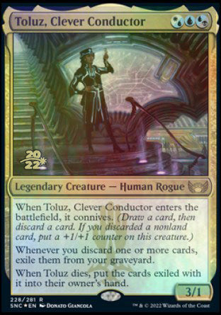 Toluz, Clever Conductor [Streets of New Capenna Prerelease Promos] | Black Swamp Games