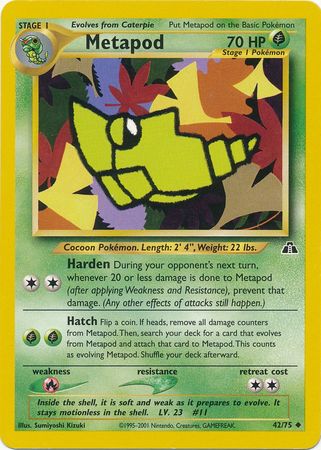 Metapod (42/75) [Neo Discovery Unlimited] | Black Swamp Games