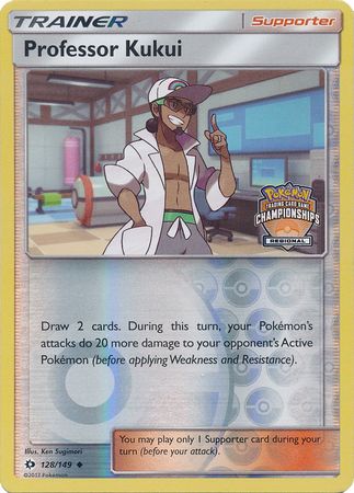 Professor Kukui (128/149) (Regional Championship Promo) [Sun & Moon: Base Set] | Black Swamp Games