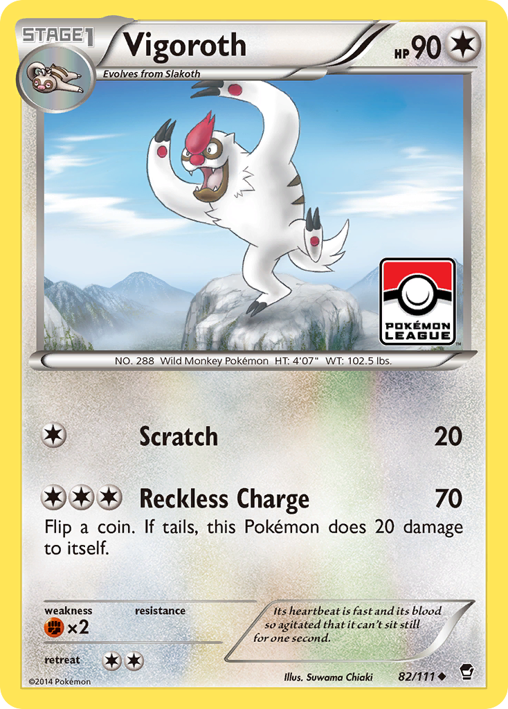 Vigoroth (82/111) [XY: Furious Fists] | Black Swamp Games