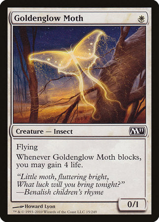 Goldenglow Moth [Magic 2011] | Black Swamp Games