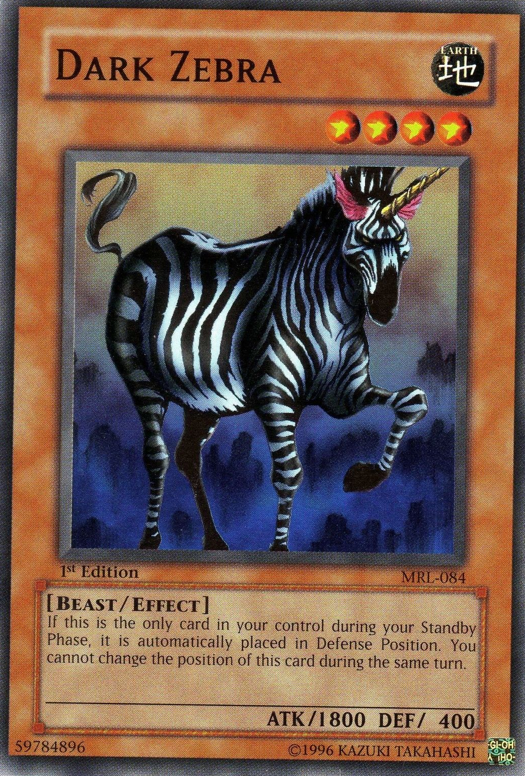 Dark Zebra [MRL-084] Common | Black Swamp Games