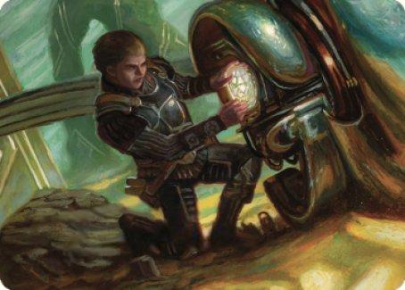 Urza, Powerstone Prodigy Art Card [The Brothers' War Art Series] | Black Swamp Games