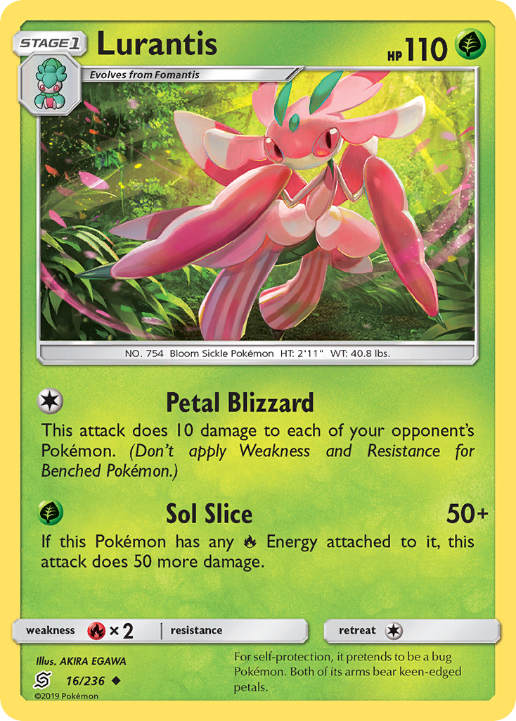 Lurantis (16/236) [Sun & Moon: Unified Minds] | Black Swamp Games