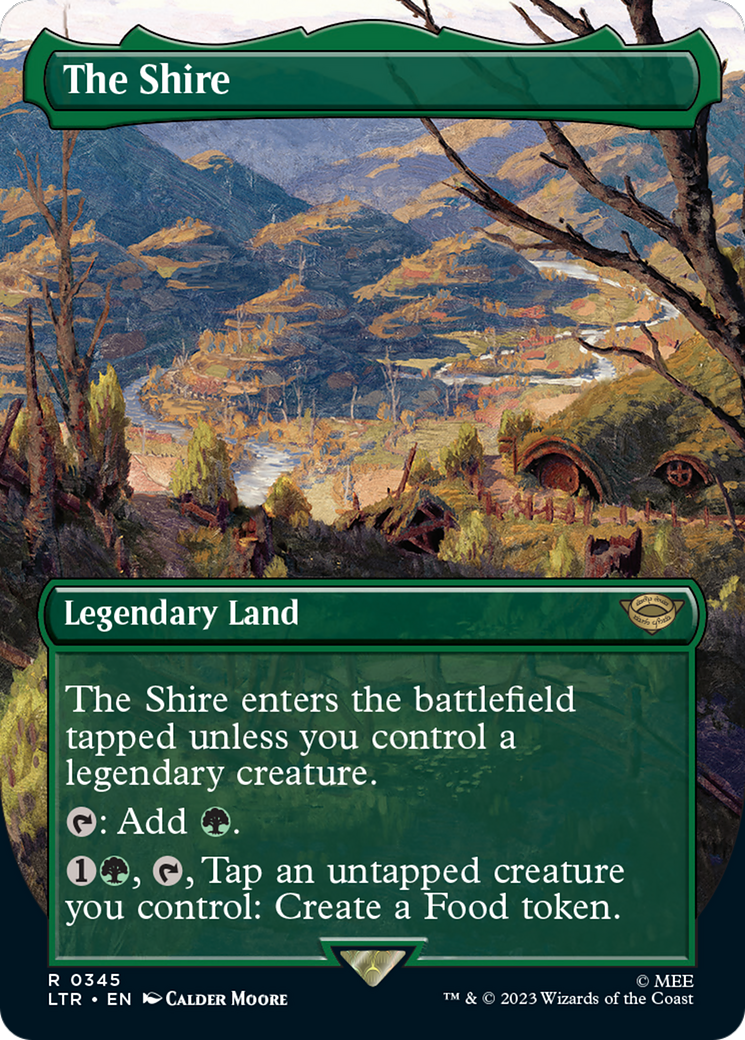 The Shire (Borderless Alternate Art) [The Lord of the Rings: Tales of Middle-Earth] | Black Swamp Games