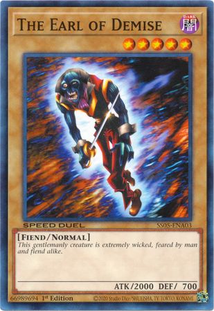 The Earl of Demise [SS05-ENA03] Common | Black Swamp Games