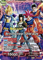 Android 17 // Warriors of Universe 7, United as One (BT20-001) [Power Absorbed Prerelease Promos] | Black Swamp Games