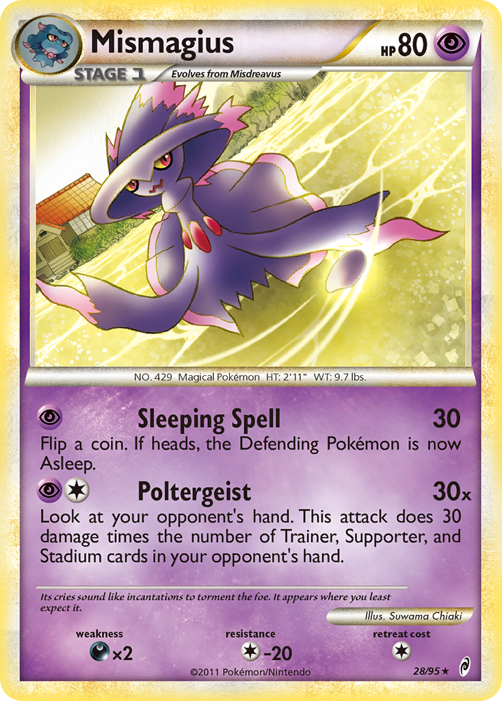 Mismagius (28/95) [HeartGold & SoulSilver: Call of Legends] | Black Swamp Games