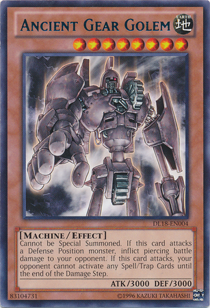 Ancient Gear Golem (Blue) [DL18-EN004] Rare | Black Swamp Games