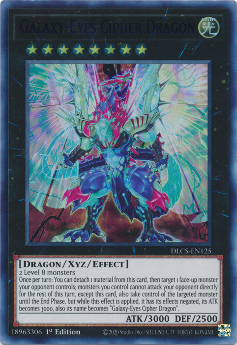 Galaxy-Eyes Cipher Dragon (Blue) [DLCS-EN125] Ultra Rare | Black Swamp Games