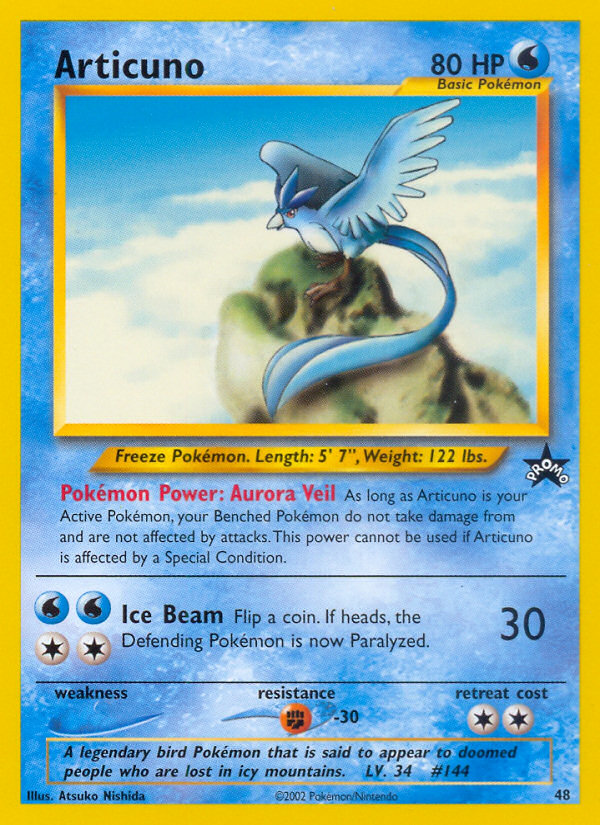 Articuno (48) [Wizards of the Coast: Black Star Promos] | Black Swamp Games