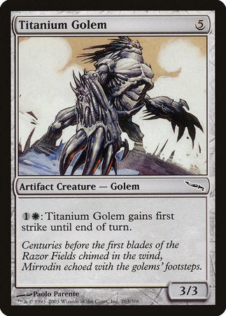 Titanium Golem [Mirrodin] | Black Swamp Games