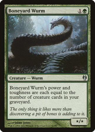 Boneyard Wurm [Duel Decks: Izzet vs. Golgari] | Black Swamp Games