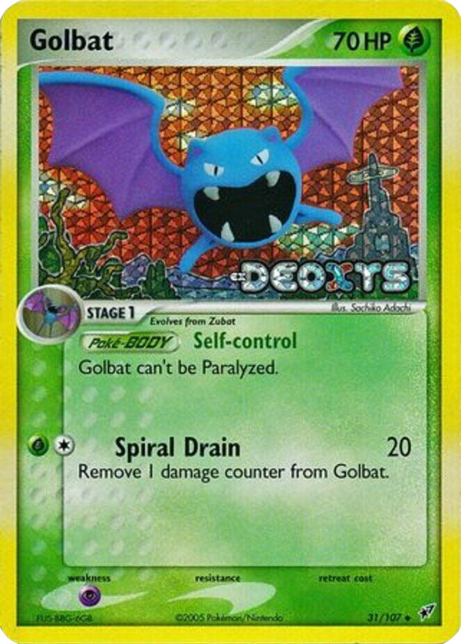 Golbat (31/107) (Stamped) [EX: Deoxys] | Black Swamp Games