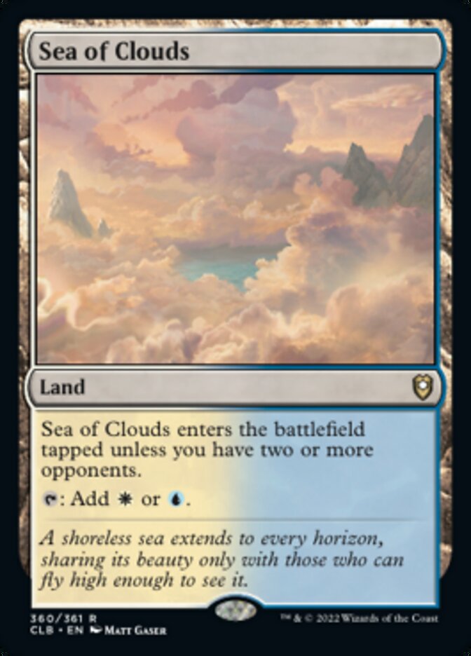 Sea of Clouds [Commander Legends: Battle for Baldur's Gate] | Black Swamp Games