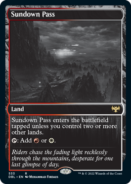 Sundown Pass [Innistrad: Double Feature] | Black Swamp Games