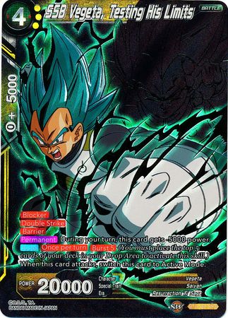 SSB Vegeta, Testing His Limits (SPR) (BT5-083) [Miraculous Revival] | Black Swamp Games