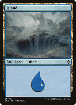 Island (259) [Battle for Zendikar] | Black Swamp Games