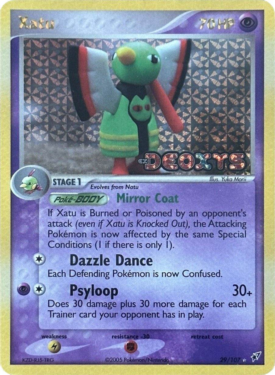 Xatu (29/107) (Stamped) [EX: Deoxys] | Black Swamp Games