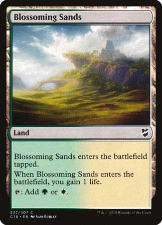 Blossoming Sands [Commander 2018] | Black Swamp Games