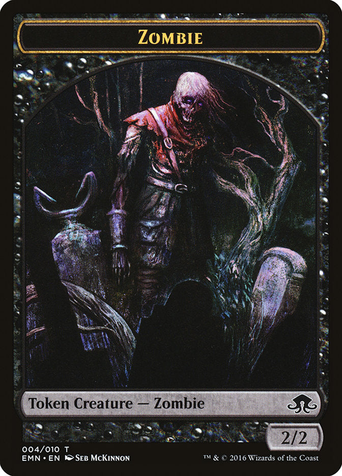 Zombie (004/010) [Eldritch Moon Tokens] | Black Swamp Games