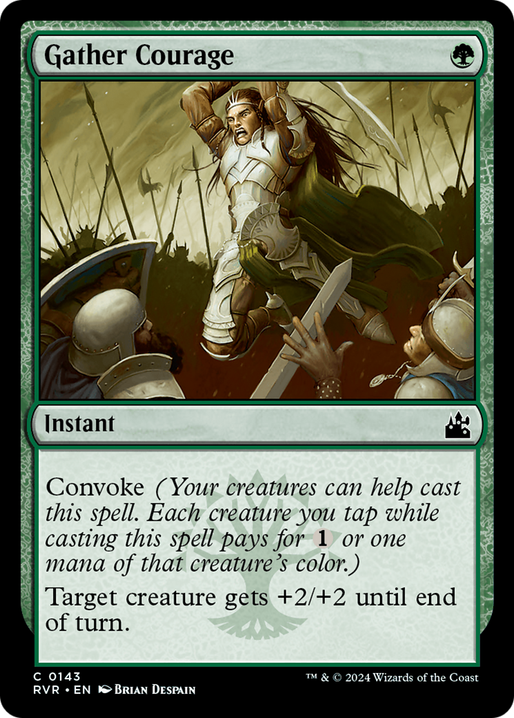 Gather Courage [Ravnica Remastered] | Black Swamp Games