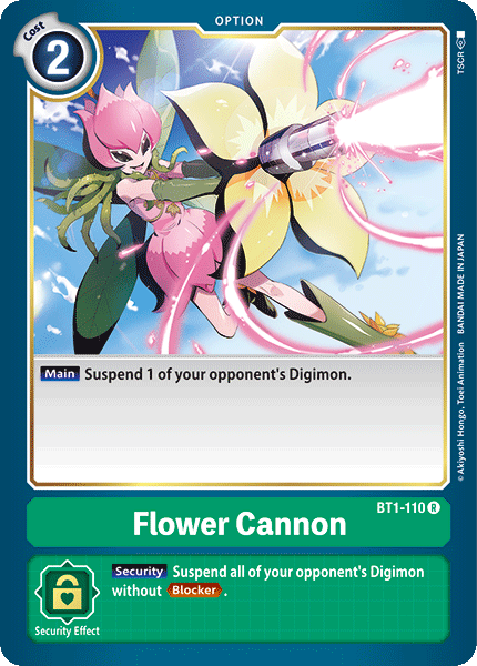 Flower Cannon [BT1-110] [Release Special Booster Ver.1.0] | Black Swamp Games