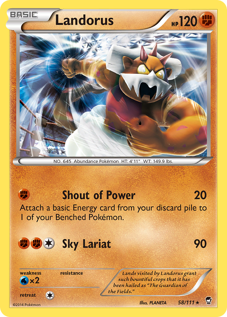 Landorus (58/111) [XY: Furious Fists] | Black Swamp Games