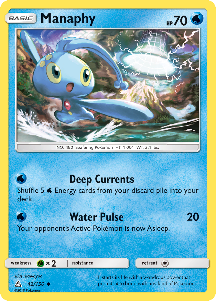 Manaphy (42/156) [Sun & Moon: Ultra Prism] | Black Swamp Games