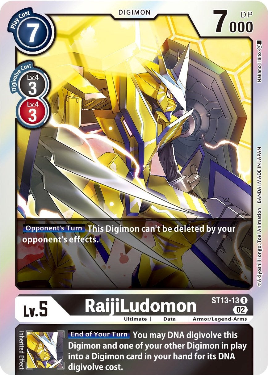 RaijiLudomon [ST13-13] [Starter Deck: Ragnaloardmon] | Black Swamp Games