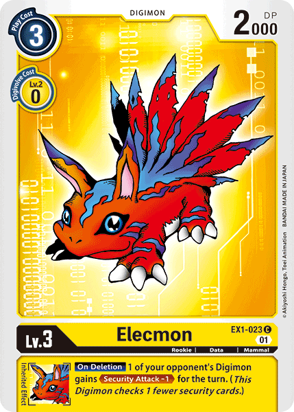 Elecmon [EX1-023] [Classic Collection] | Black Swamp Games