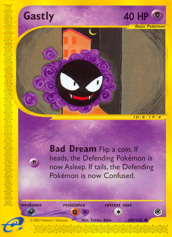 Gastly (109/165) [Expedition: Base Set] | Black Swamp Games